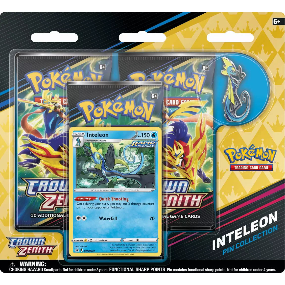 Pokemon Trading Card Game: Crown Zenith Pin Collection (Assortment)|  Squaredcirclecollectibles