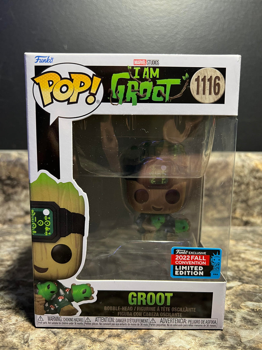 Funko Marvel I am Groot Funko Exclusive 2022 Fall Convention Limited E ...