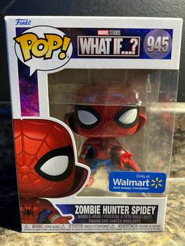 Funko Zombie Hunter Spidey What if?  945 Walmart Exclusive