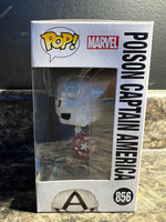 Funko Marvel Venom Poison Captain America Pop in a Box Exclusive 856