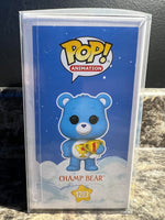 Care Bears Champ Bear Flocked Chase Pop 1203
