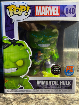 Immortal Hulk pop 840 LE Glow Chase PX Previews