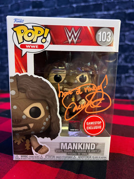 Mankind Autographed Funko Pop