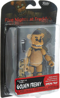 Autographed by Kevin Foster-Five Nights at Freddy's Articulated Golden Freddy Action Figure, Multicolor, 5.5 inches kid