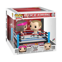 WWE Bret 'Hitman' Hart and Shawn Michaels Pop! Vinyl Moment