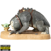 Star Wars: The Book of Boba Fett Grogu with Rancor Pop! Vinyl Figure - Entertainment Earth Exclusive