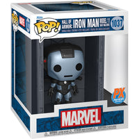 Marvel Iron Man Hall of Armor Iron Man Model 11 War Machine Deluxe Pop! Vinyl Figure - Previews Exclusive
