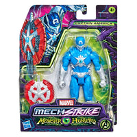 Marvel Avengers Mech Strike Monster Hunters Captain America 6-Inch Action Figure