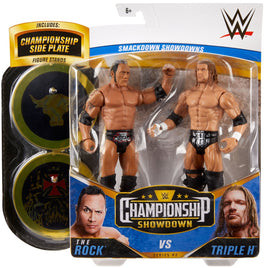 WWE Championship Showdown Series 2 Action Figure 2-Pack The Rock and Triple H