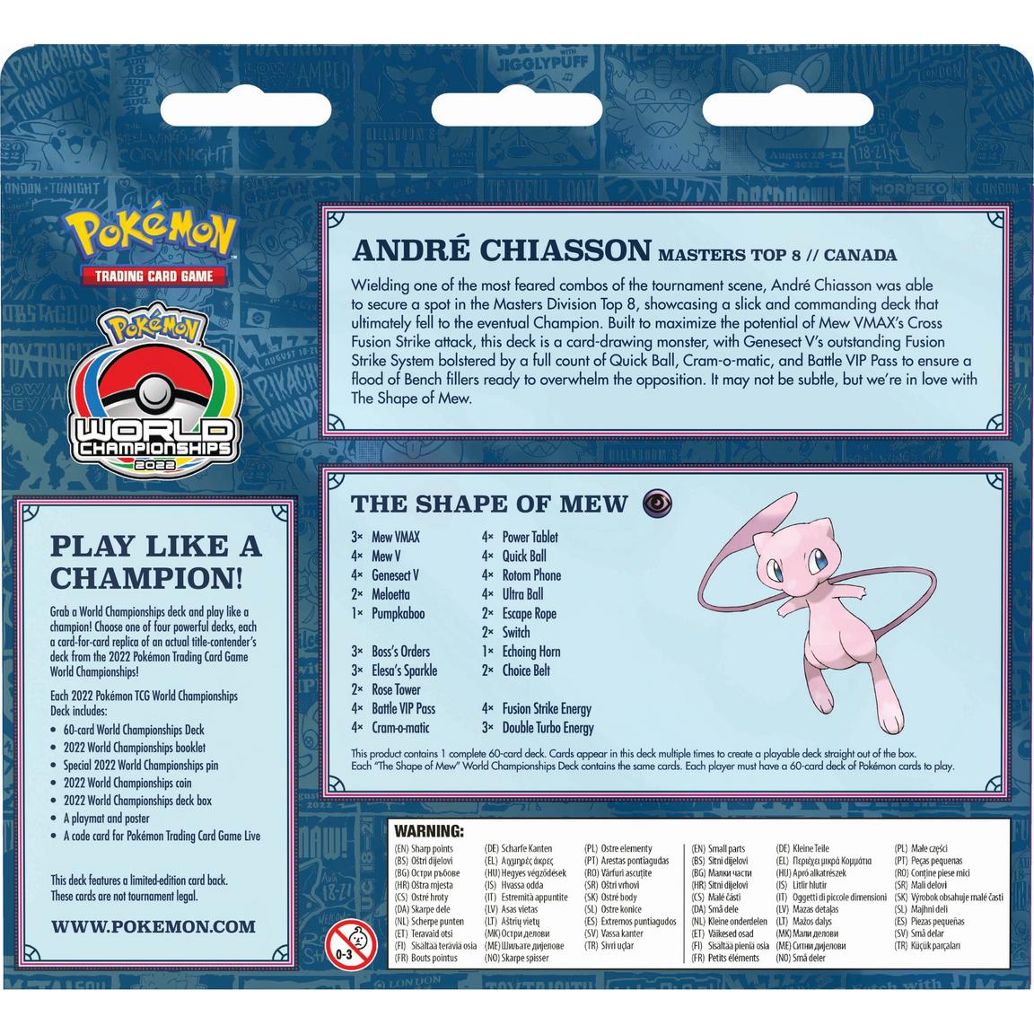 Pokemon Trading Card Game: 2022 World Championships Deck (Assortment)| Squaredcirclecollectibles Pokemon Trading Card Game: 2022 World Championships Deck (Assortment)| Squaredcirclecollectibles