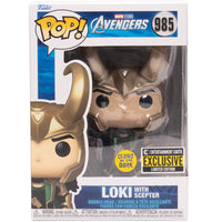 Avengers Loki with Scepter Pop! Vinyl Figure - Entertainment Earth Exclusive