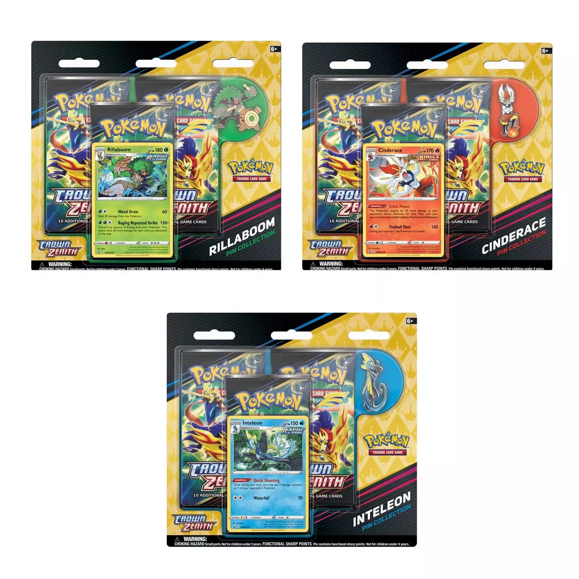 Pokemon Trading Card Game: Crown Zenith Pin Collection (Assortment)| Squaredcirclecollectibles Pokemon Trading Card Game: Crown Zenith Pin Collection (Assortment)| Squaredcirclecollectibles