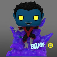X-Men Teleporting Nightcrawler Glow-in-the-Dark Deluxe Pop! Vinyl Figure - Previews Exclusive